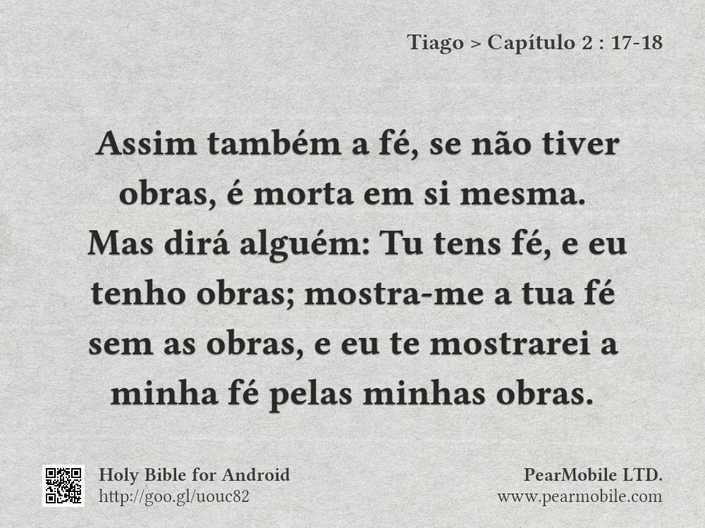Tiago, Capítulo 2:17-18